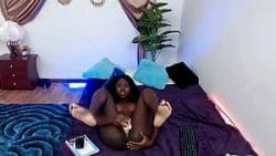 Kendal Pink Ebony Hottie Becomes Wet