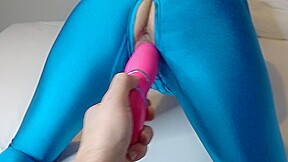 A Zentai Doll Spoils With A Dildo – Watch4Fetish