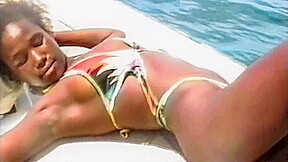 Amateur Black Beach Babe Hard Public Boat Banging