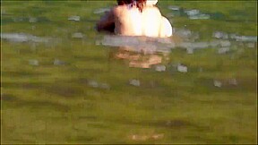 Amateur couple playing at beach – Madeira Island – Seixal