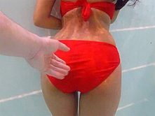 Amateur teen couple with big ass Thai girlfriend having fun in the jacuzzi