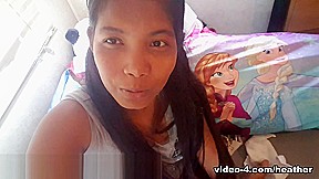 Asian Thai Teen Anal Creampie Out In Boat In Purple Bikini