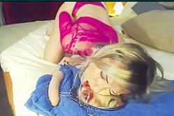 Begging Daddy to hard deepthroat gagging domination romanian camgirl sandra