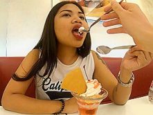 Big ass amateur Thai teen fucked by her boyfriend after having ice cream