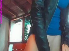 Blonde Romanian Fucked with Strap on Dildo