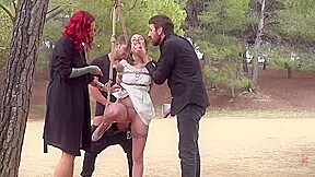 Bound Teen Is Fucked Before A Chanting Crowd Part 1 – Alexa Nasha