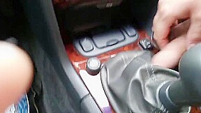 Car Fuck ,Auto fick , Volvo V70 Schaltsack New Volvo V70 T5