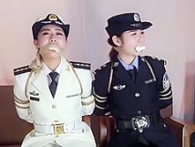 Chinese Women Police And Navy