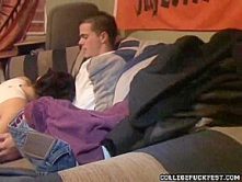 College cock sucking teen goes down on dick