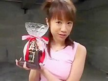 college girl Drinks Trophy Cup Full Of Cum – PolishCollector