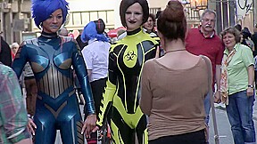 Crazy Models In Full Body Spandex – Watch4Fetish