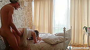 Cute teen girlfriend fucked really hard