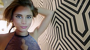 European Hottie Caprice Takes It Off