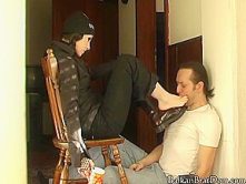 Feet Licking And Washing With Mistress Bojana
