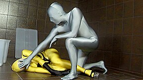 Flexible Gift In Spandex – Watch4Fetish
