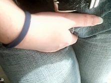 Japanese Girl Almost Peeing In Her Pants – Public Toilet