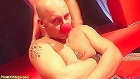 Lesbian Porn on Public Stage