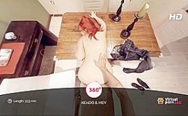 Mey Max in Redhead May Fucked on the Table – VirtualPorn360