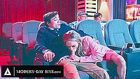 MODERN-DAY SINS – Pervy Teens Have PUBLIC SEX In Movie Theatre And GET CAUGHT! With Athena Faris