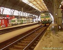 Pickup for Train Threesome Orgy