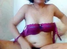 Pinay working an eggplant