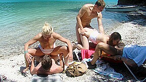 real public german beach orgy