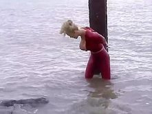 Red Catsuit Burglar