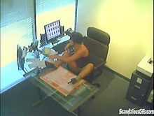 Secreatey rubbing and fingering her pussy