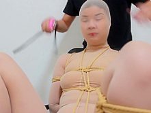 Seven7小姐02 薄丝袜全包，激凸毕现，m字捆绑羞耻强制gc，呻吟不断