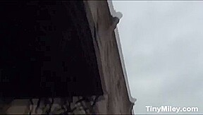 Solo teen fingers her tight wet pussy
