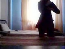 Turkish secretary hotel room facial fucking