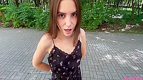 Walk In The Woods With Lush Ended With Cuming On Her Face And Hair 14 Min
