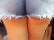 A good ass in shorts