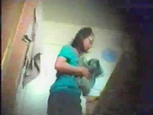 Asian Teen Bathroom Cam