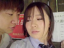 B2J2402- Young couple having sex in an empty rural bus stop