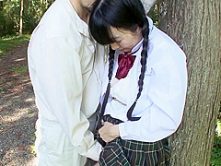 B2K1501-A school girl who can’t stand it on her way home from school and gets fucked by a park manager