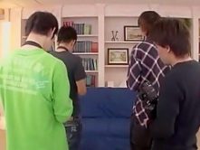Best Japanese chick Yui Tatsumi in Hottest Gangbang, Doggy Style JAV clip