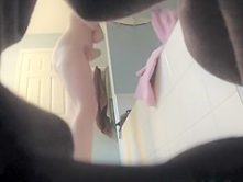 Big tits wife before and after shower