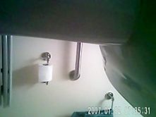 black teen in bathroom