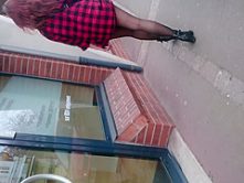 Candid sexy legs in pantyhose #2