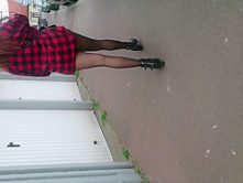 Candid sexy legs in pantyhose #3