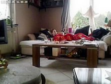 Caught my wife Masturbating under blanked with her nev Dildo. Caught her on my spycam. She has no idea.