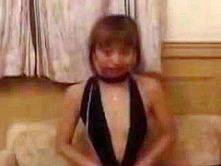 Cock tugging Seika stroking cock hard