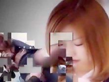 Crazy Japanese girl Risa Tsukino in Incredible Office, Stockings/Pansuto JAV movie