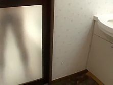 Daddy’s new wife get molested by boy at bathroom door -Pt2 At WeMilfCam.com