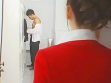 Exotic Japanese chick Hikari Hino in Amazing Secretary, Changing Room JAV clip