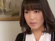 Exotic Japanese chick Nana Nanaumi in Crazy Secretary, Handjobs JAV movie