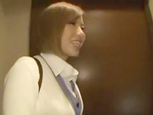 Exotic Japanese whore Sakura Ayane in Fabulous Fingering, Secretary JAV scene