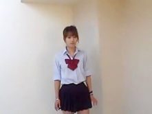 Fabulous Japanese whore in Exotic Panties, Softcore JAV clip