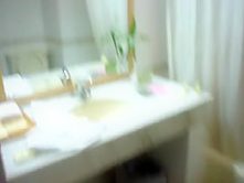 Girl caught in bathroom